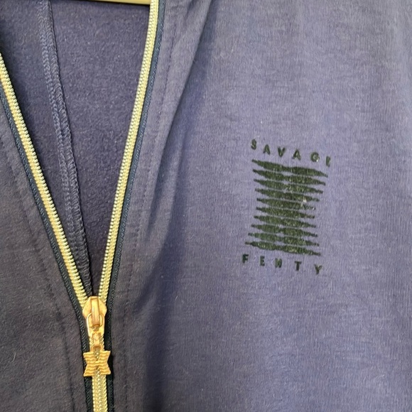 Savage X Fenty Purple Blue Hooded Jumpsuit - Picture 2 of 5